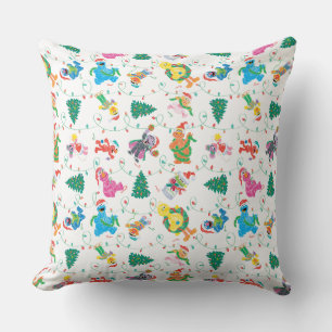 Coussin Sesame Street Christmas Tree Motif