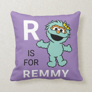 Coussin Sesame Street   R est pour Rosita   Ajoutez votre 