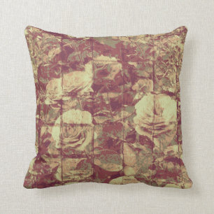 Coussin S'est levé le motif de camouflage sur l'arrière