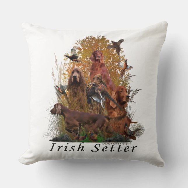 Coussin Setter irlandais (Recto)