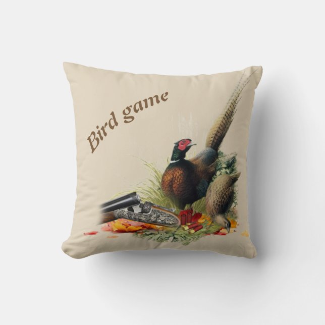 Coussin Seulement pour les vrais chasseurs (Recto)