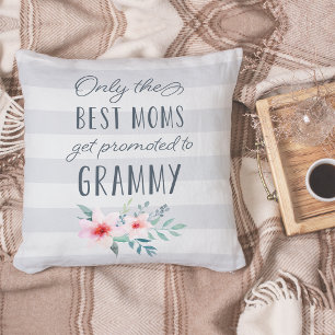 Coussin Seules les meilleures mamans sont promues à Grammy