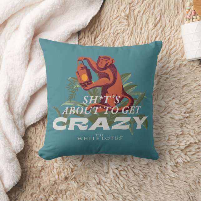 Coussin Sh*t est sur le point de devenir fou - Le Lotus Bl (Couverture)