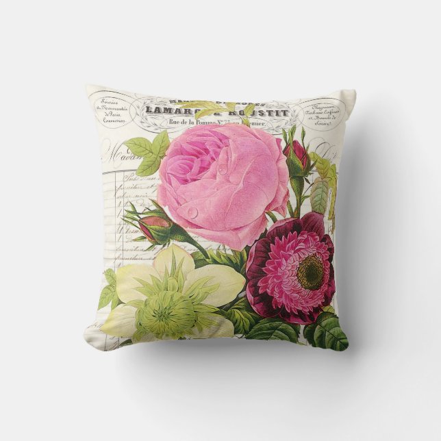 Coussin Shabby chic vintage (Recto)