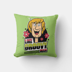 Coussin Shaggy "Like Groovy Man" Graphic