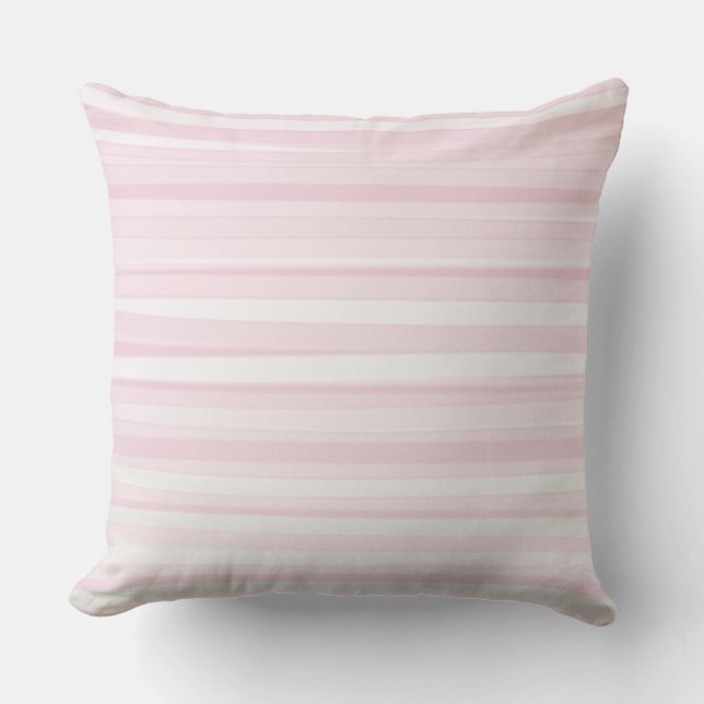 Coussin Shampooing blanc Abstrait rayures (Recto)