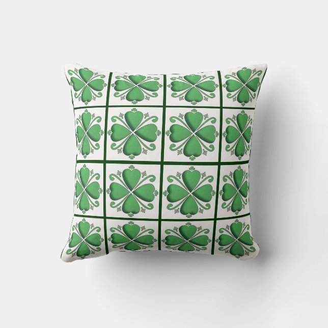 Coussin Shamrock/Coussin de trèfle (Verso)