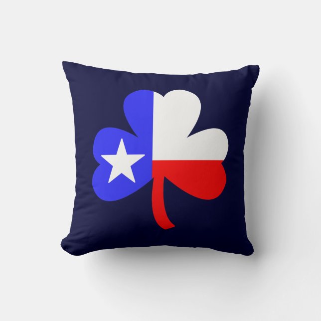 Coussin Shamrock du Texas (Recto)