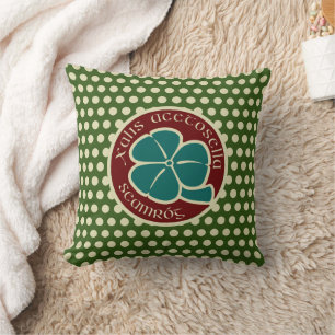 Coussin Shamrock vert Saint Patrick's Day Floral Art