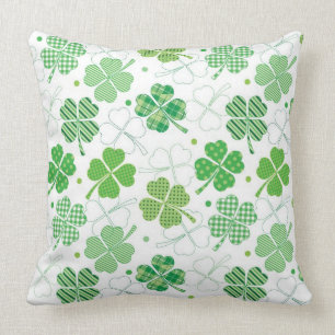 Coussin Shamrocks de plaid