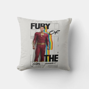 Coussin SHAZAM ! Furie des dieux Art de style d'album ré
