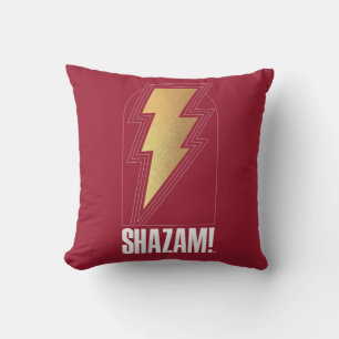 Coussin SHAZAM ! Furie des dieux   Insigne de boulon de fo