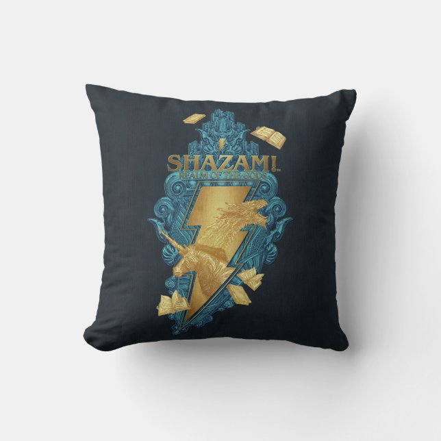 Coussin SHAZAM ! Furie des dieux | Le royaume des dieux Lo (Recto)