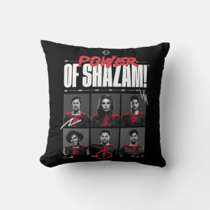 Coussin SHAZAM ! Furie des dieux Puissance du groupe SHA