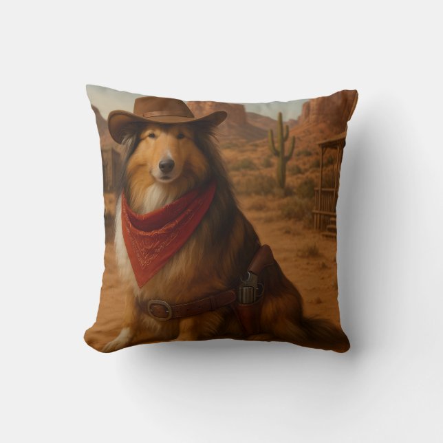 Coussin Sheltie occidental (Recto)