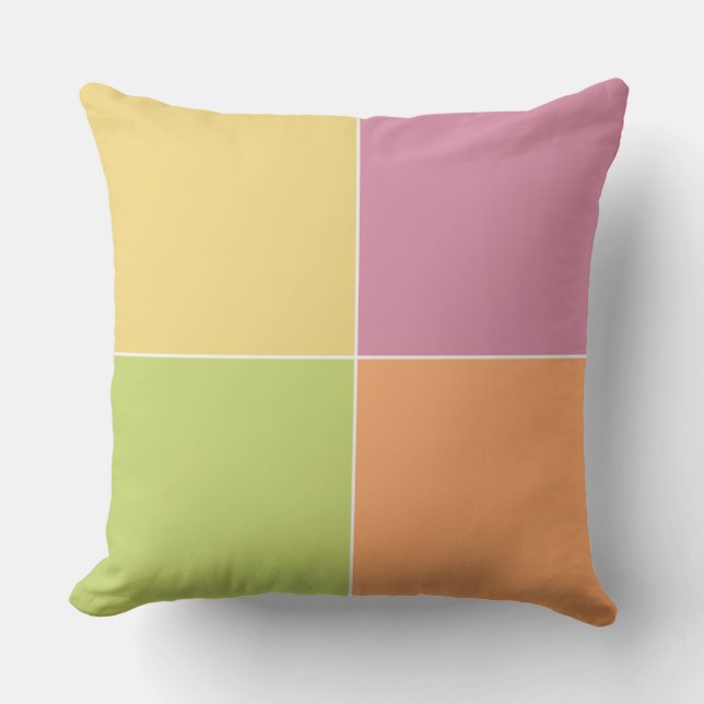 Coussin Sherbet du printemps (Recto)
