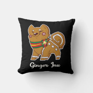 Coussin shiba inu Don de chien pour Noël