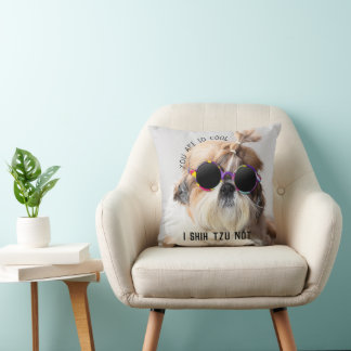 Coussin Shih Tzu Pas amusant mignon amoureux de les chiens