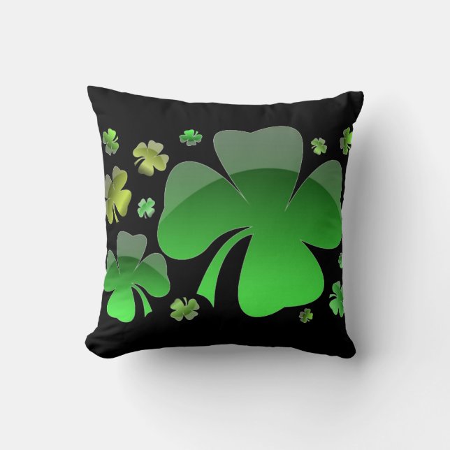 Coussin Shiney Shamrock (Recto)
