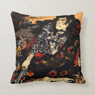 Coussin Shinsh de Kuniyoshi Japon Kyumonryu