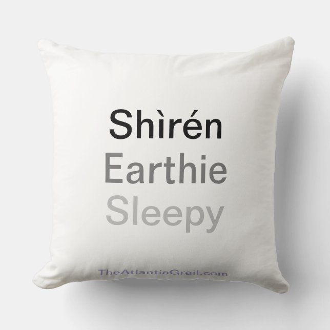 Coussin Shiren Earthie Sleepy (Recto)