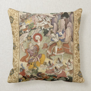 Coussin Shiva tuant le démon Andhaka, c.1585-90