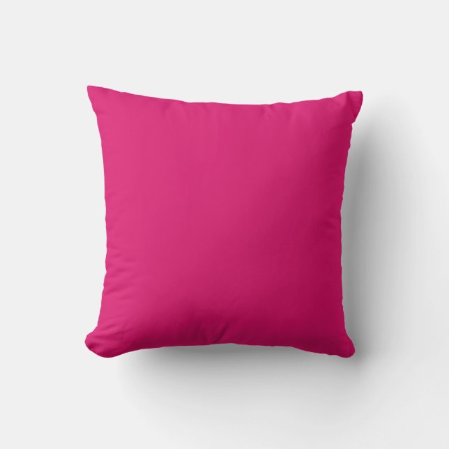 Coussin Shocking Pink, Solid, Lovely,Simple,Modern (Recto)