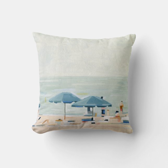 Coussin Si c'est les plages (Recto)