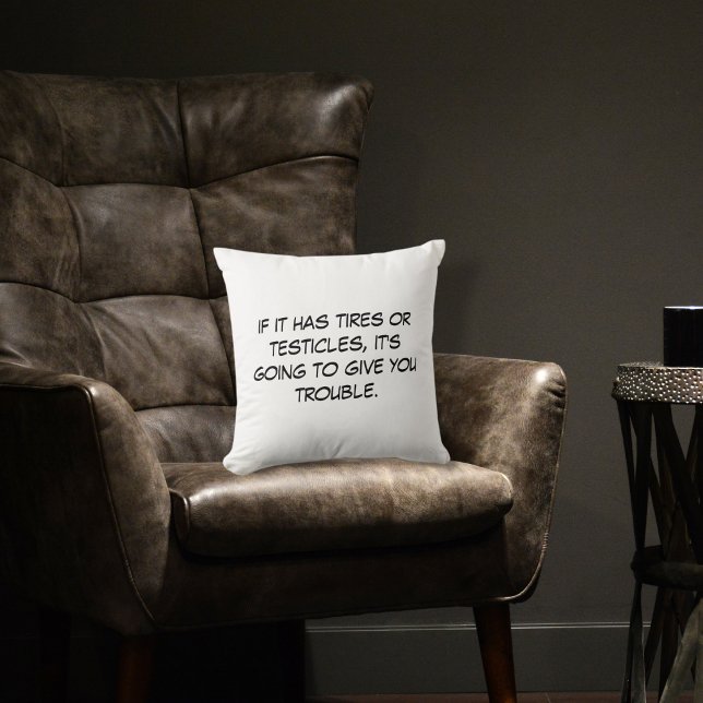 Coussin Si elle a des pneus (Créateur téléchargé)