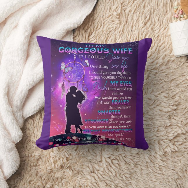 Coussin Si Je Pouvais Vous Donner 1 Chose Dans Le Mari À V (Couverture)