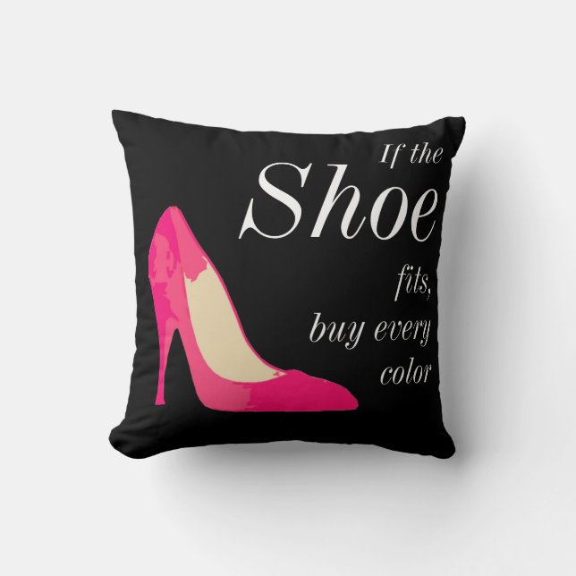 Coussin Si les ajustements de chaussure se reposent (Recto)