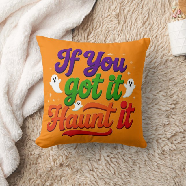 Coussin Si Vous L'Avez Fait Haunter Il (Couverture)