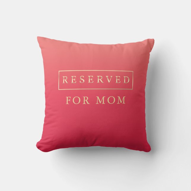 Coussin Siège Réservé Pink Ombre (Recto)