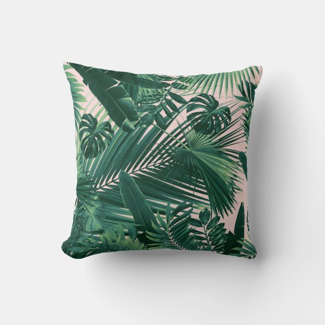 Coussin Sieste des Feuilles de la jungle #1 (Recto)