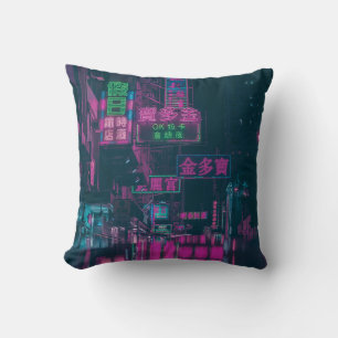 COUSSIN SIGNAGE DE LUMIÈRE DE NEON ASSORTI DANS LA RUE PEN