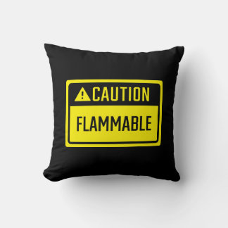 Coussin Signal inflammable de prudence