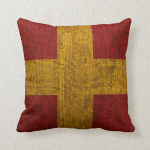 Coussin Signal nautique de la lettre R de drapeau