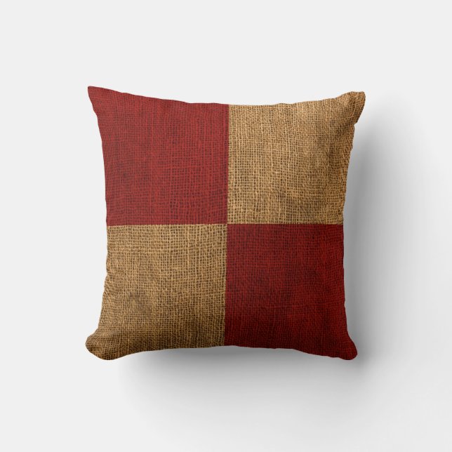 Coussin Signal nautique de la lettre U de drapeau (Recto)