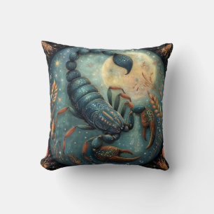 Coussin Signe astrologique du zodiaque Scorpion Anniversai