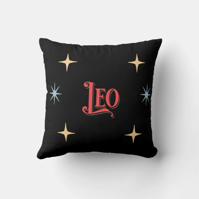 Coussin SIGNE Astrologique LÉO (Verso)