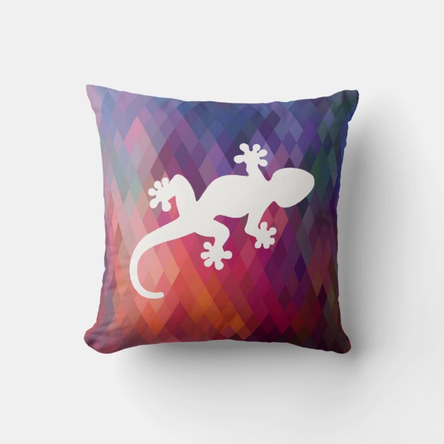 Coussin Signe de lézards de Gecko (Recto)