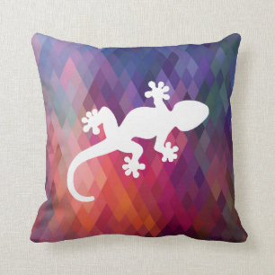 Coussin Signe de lézards de Gecko