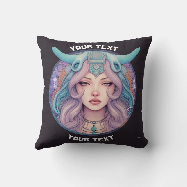 COUSSIN SIGNE DE ZODIAC DES ARIES PERSONNALISÉES (Verso)