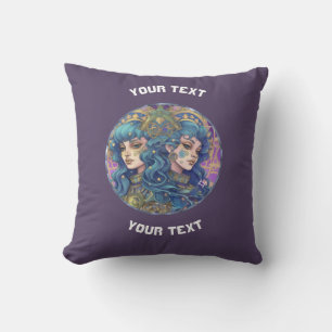 COUSSIN SIGNE ZODIAC GEMINI PERSONNALISÉ