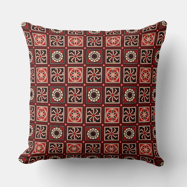 Coussin Signes d'émulet slave Jeu d'oreiller III (Recto)