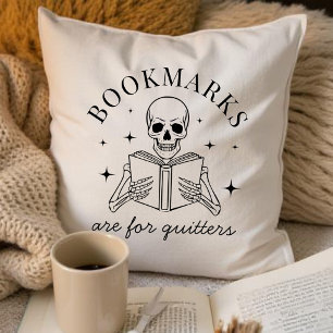 Coussin Signets drôles sont pour les lâcheurs Bibliophile