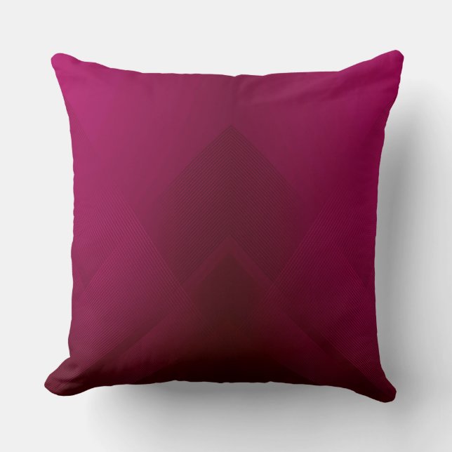 Coussin Silence magenta (Recto)