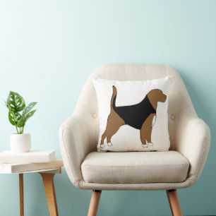 Coussin Silhouette beagle