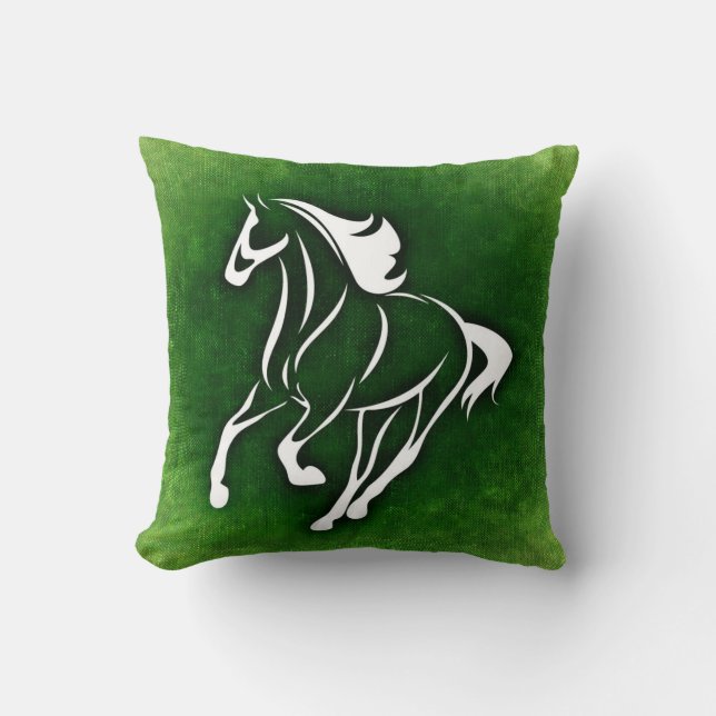 Coussin Silhouette de cheval (Recto)
