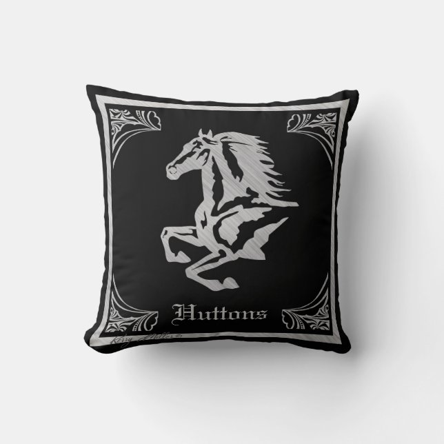 COUSSIN SILHOUETTE DE CHEVAL EN ARGENT CLASSÉ (Recto)